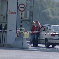 Benzínová pumpa v Budči