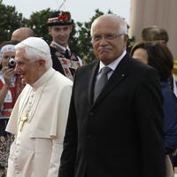 Pápež Benedikt XVI. a Václav Klaus