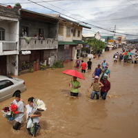 Záplavy vyvolané tajfúnom