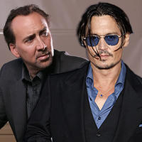 Nicolas Cage a Johnny Depp
