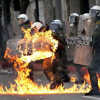 Nepokoje v Aténach