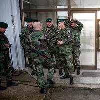 Vojaci slúžiaci na základni Šajkovac