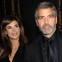 Zostarnutý George Clooney s krásnou milenkou Elisabettou Canalis