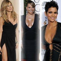 Jennifer Aniston, Mariah Carey a Halle Berry so sexi výstrihom