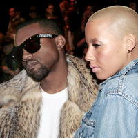 Kanye West s priateľkou, v kabáte rysej kože
