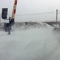 Sneh ochromil železničnú dopravu