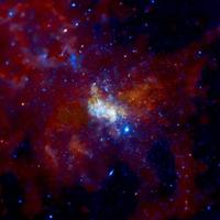 Čierna diera Sagittarius A v strede Mliečnej dráhy
