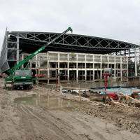 Zimný štadión Ondreja Nepelu počas rekonštrukcie