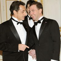 Nicolas Sarkozy a Dmitrij Medvedev
