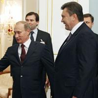 Vladimír Putin a Viktor Janukovyč