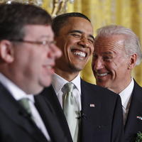 Brian Cowen, Barack Obama a Joe Biden