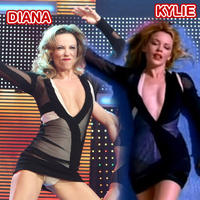 Diana Mórová a Kylie Minogue