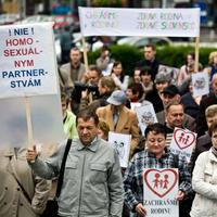 Demonštrácia proti Gay Pride na Slovensku
