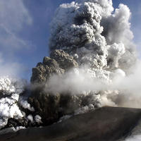 Islandská sopka Eyjafjallajökull