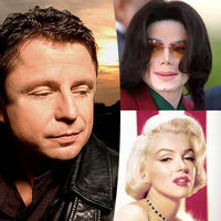 Petr Muk, Michael Jackson a Marilyn Monroe.