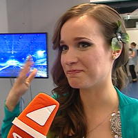 Kristina tesne po tom, čo vypadla zo súťaže Eurovision Song Contest.