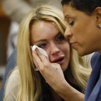 Lindsay Lohan po vypočutí rozsudku