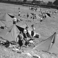 Hitlerjugend - stanový tábor