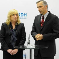 Iveta Radičová a Ján Figeľ