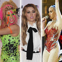 Ke$ha, Miley Cyrus a Katy Perry
