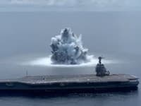 VIDEO Test najväčšej vojnovej lode sveta: USA pri nej nechalo explodovať 18 ton trhavín!