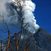Aktívna sopka Merapi
