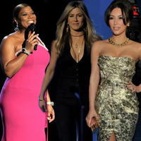 Queen Latifah, Jennifer Aniston a Kim Kardashian