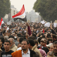 Demonštrácie v uliciach Egyptu