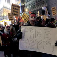 Protivládne demonštrácie v Káhire