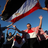 Oslavy po Mubarakovom odstúpení