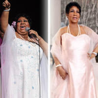 Aretha Franklin sa z obéznej zmenila na moletnú dámu