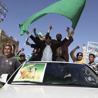 Líbyjskí demonštranti