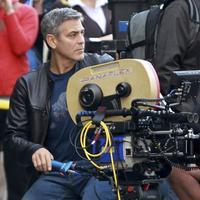George Clooney pri natáčaní