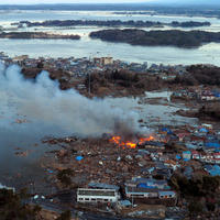 Japonsko zničené po záplave