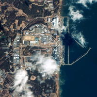 Fukušima 1 pri pohľade zhora
