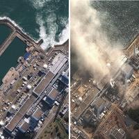 Fukušima pred a po výbuchu