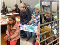 V Rusku už zatýkajú aj matky s deťmi: Srdcervúce ZÁBERY plaču chlapčeka na policajnej stanici