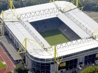 Futbalový štadión v Dortmunde.