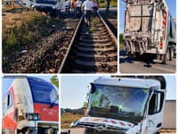 AKTUÁLNE Zrážka vlaku a nákladného auta! Na miesto vyrazili záchranné zložky, hlásia zranených