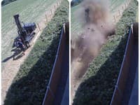 Šokujúce VIDEO: Muž pracoval na stavbe plota, nastal VÝBUCH! Nutná evakuácia, všetko zachytili KAMERY