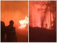 Obrovský požiar v Česku, hasiči už bojujú o prvé mesto pod lesom: Desivé ZÁBERY nočného pekla!