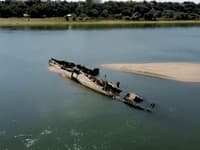 Extrémne suchá odkrývajú históriu: Nízka hladina Dunaja odhalila nemecké vojnové lode! Vidno aj španielsky Stonehenge