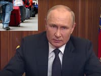 Putinov prejav spôsobil chaos! Rusi hromadne utekajú z krajiny, chystajú protesty a googlia, ako sa vyhnúť vojne