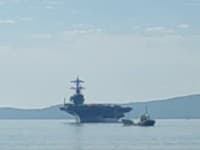 Chorváti neveria vlastným očiam: VIDEO Pri pláži sa objavila najmocnejšia loď sveta, pýcha amerického námorníctva