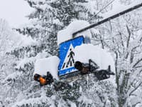 Slovinsko ochromilo počasie: Sneženie a silný vietor spôsobili dopravný chaos aj výpadky prúdu