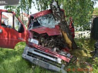 FOTO Polícia rieši v Trnavskom kraji dve nehody, jeden vodič nafúkal, druhý zmizol