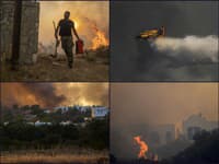 Grécke ohnivé peklo sa nekončí: Neuveriteľné, vypuklo ďalších 61 nových požiarov, už zatkli aj podozrivého!