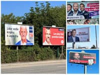 Kampaň v uliciach vrcholí: Politici už odhalili tváre, hrozba liberalizmom na billboarde, pozrite sa na tie výrazy!