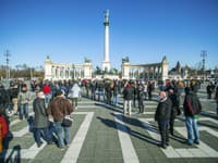 Stovky demonštrantov vyjadrili v Budapešti podporu týraným deťom