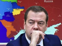 Ruský exprezident šokuje: Medvedev ukázal mapu Ukrajiny po vojne! TAKTO si ju plánujú rozkúskovať